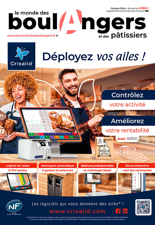 Publicité Crisalid Monde des Boulangers n°161