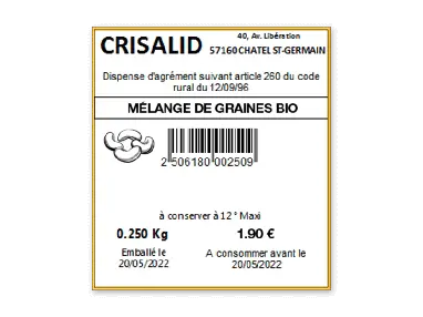 Préemballage épicerie primeur